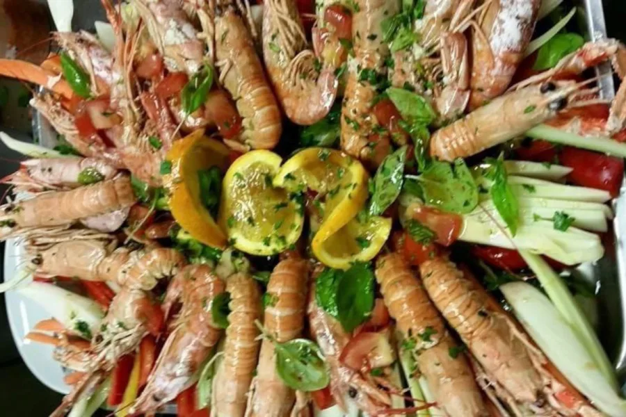 La catalana di scampi